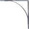 Ekena Millwork Morris Steel Bracket, Hammered Light Blue 3"W x 20"D x 20"H BKTM03X20X20MOHLB - alternate 3